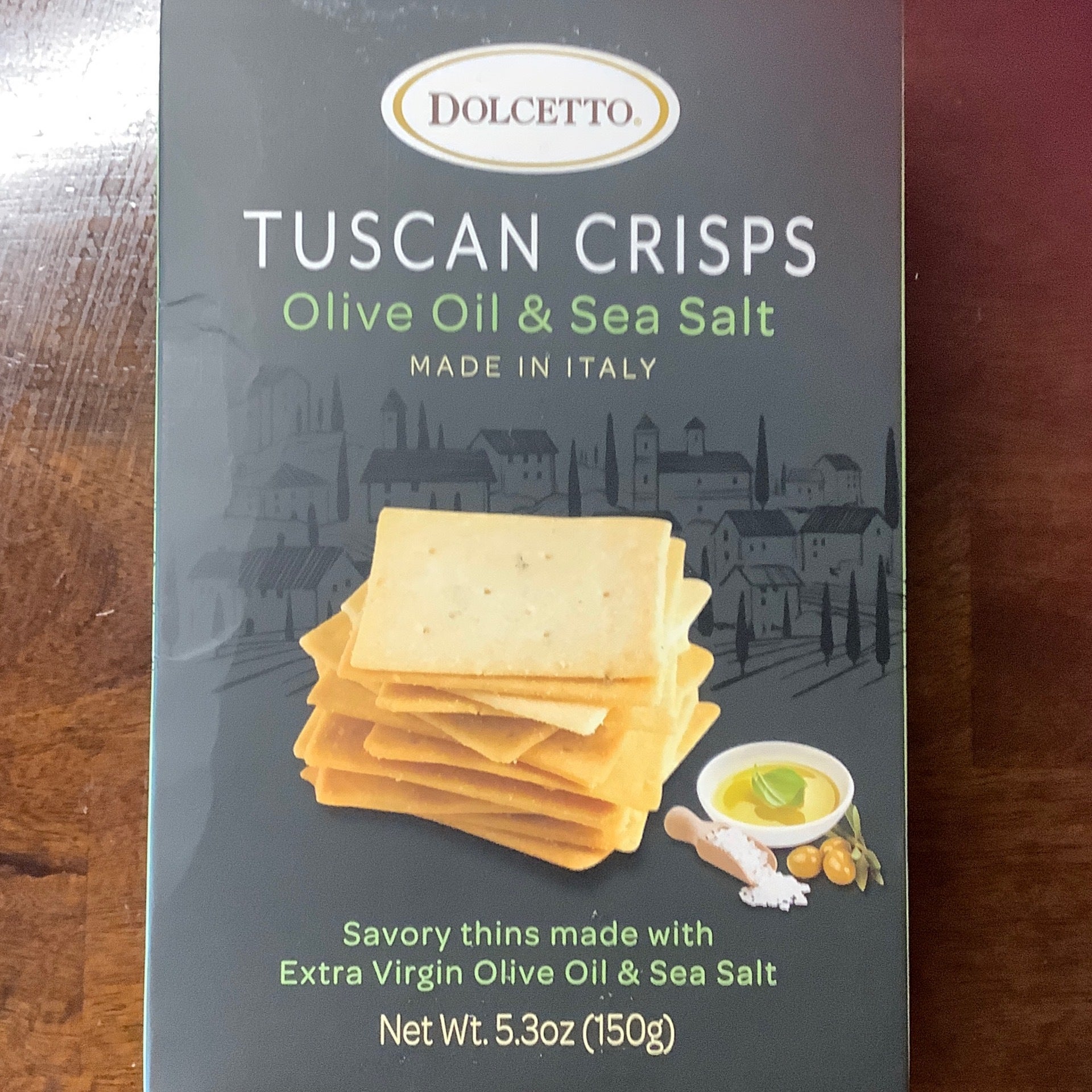 Crackers Tuscan Olive Oil Cracker Crisps Virginia Beach Winery